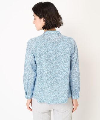 LIBERTYプリントシャツブラウス（WALTER'S MEADOW） LIBERTYプリントシャツブラウス（WALTER'S MEADOW）(ブラウス