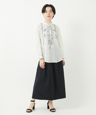 コットンガーゼ刺繍ブラウス | GIANNI LO GIUDICE(Women/小さいサイズ