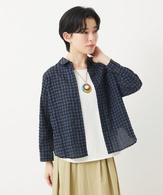 「大人気 新入荷 新品」に該当するファッション通販 塩縮ドットシャツブラウス | GIANNI LO GIUDICE(Women/小さい トップス