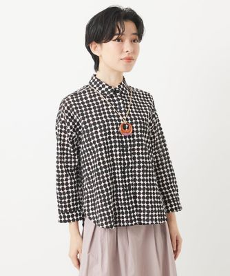 塩縮ドットシャツブラウス | GIANNI LO GIUDICE(Women/小さい