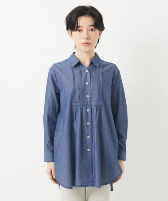デニムチュニックブラウス | GIANNI LO GIUDICE(Women/小さいサイズ