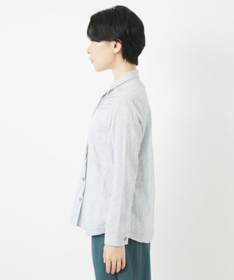 コットンリネンドット柄ピンタックブラウス | GIANNI LO GIUDICE(Women