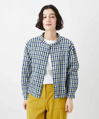 塩縮ギンガムチェックブラウス | GIANNI LO GIUDICE(Women/小さい