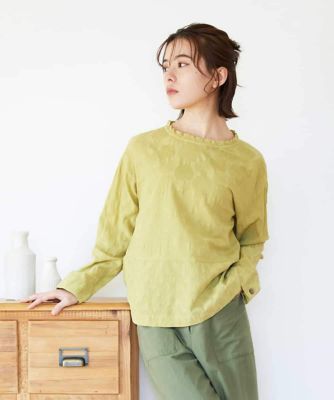 ＜GIANNI LO GIUDICE(Women/小さいサイズ)＞シャドーボイルドットブラウス