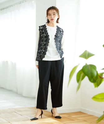 ⭐️極美品⭐️トゥービーシック⭐️ケミカルレースジレ　FREE ケミカルレースジレ | GIANNI LO GIUDICE(Women/小さいサイズ