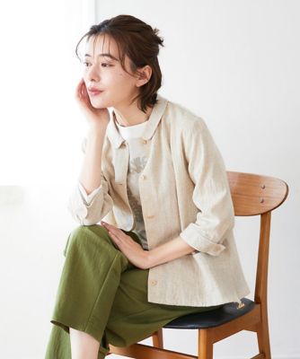 千鳥格子柄リネンコットンブラウス | GIANNI LO GIUDICE(Women/小さい