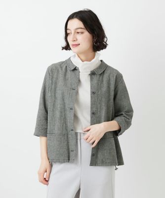 千鳥格子柄リネンコットンブラウス | GIANNI LO GIUDICE(Women/小さい