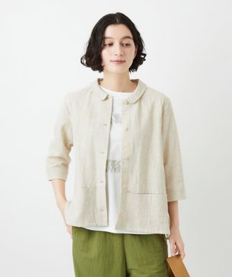 千鳥格子柄リネンコットンブラウス | GIANNI LO GIUDICE(Women/小さい