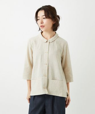 Theory 千鳥格子柄カットソー 千鳥格子柄リネンコットンブラウス | GIANNI LO GIUDICE(Women/小さい