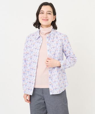 ＬＩＢＥＲＴＹプリントシャツブラウス（Ｆａｗｌｅｙ　Ｓｐｒｉｎｇ）