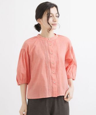 袖コンシャスデニムブラウス