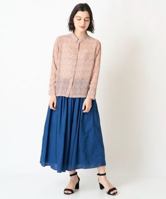 フラワープリントシフォンブラウス | GIANNI LO GIUDICE(Women/小さい