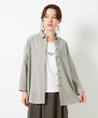 コットンリネンシャツブラウス | GIANNI LO GIUDICE(Women/小さい