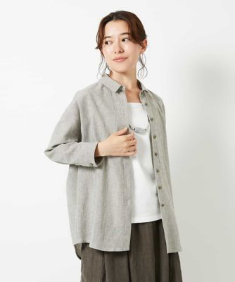 コットンリネンシャツブラウス | GIANNI LO GIUDICE(Women/小さい