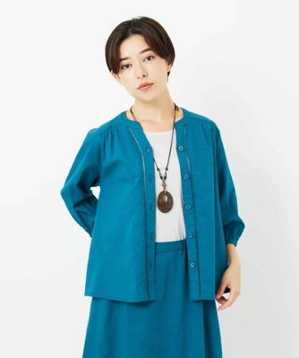 ＜GIANNI LO GIUDICE(Women/小さいサイズ)＞［セットアップ対応］ミラクルウェーブブラウス
