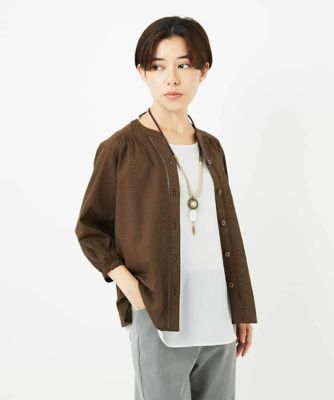 ＜GIANNI LO GIUDICE(Women/小さいサイズ)＞［セットアップ対応］ミラクルウェーブブラウス