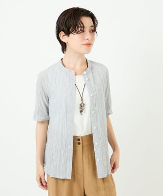 GIANNI LO GIUDICE(Women/小さいサイズ)/ジャンニロジュディチェ オーガニックコットン半袖ブラウス