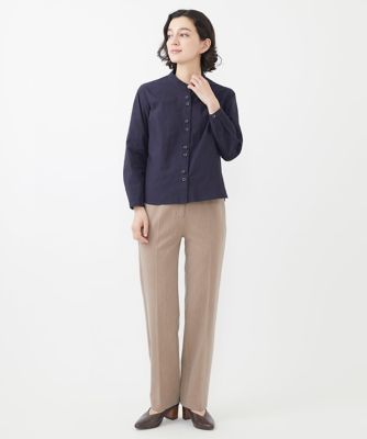 GIANNI LO GIUDICE / ジャンニ・ロ・ジュディチェ [洗える・日本製]タイプライターギンガムブラウス ジャンニ ロ ジュディチェ GIANNI LO GIUDICE [洗える・日本製