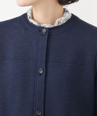 セットアップ対応］デニムジャージノーカラージャケット | GIANNI LO