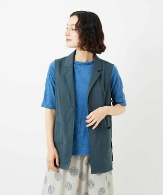 ナイロンストレッチテーラードカラージレ | GIANNI LO GIUDICE(Women