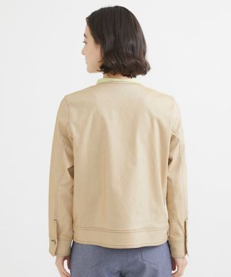 ［セットアップ対応］デニムライクストレッチジャケット