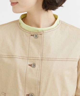 ［セットアップ対応］デニムライクストレッチジャケット
