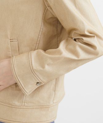 ［セットアップ対応］デニムライクストレッチジャケット