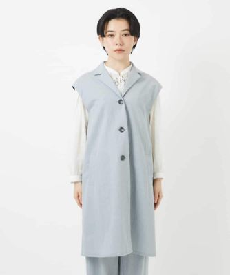 カノコ編みロングジレ