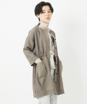 ＜GIANNI LO GIUDICE(Women/小さいサイズ)＞メッシュシアーチュニック丈羽織