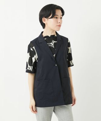 ナイロンストレッチテーラードカラージレ | GIANNI LO GIUDICE(Women