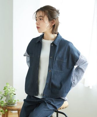 セットアップ対応］スラブシャンブレーデニムブルゾン | GIANNI LO