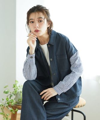 セットアップ対応］スラブシャンブレーデニムブルゾン | GIANNI LO