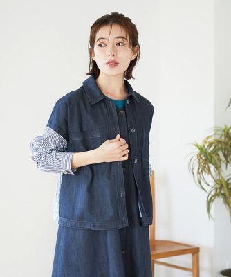 セットアップ対応］スラブシャンブレーデニムブルゾン | GIANNI LO