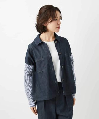 セットアップ対応］スラブシャンブレーデニムブルゾン | GIANNI LO