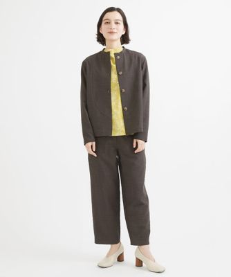 ［セットアップ対応］ステッチ刺繍ジャケット