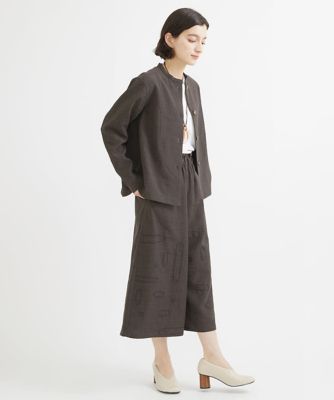 ［セットアップ対応］ステッチ刺繍ジャケット