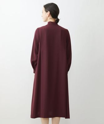 ボウタイフレアワンピース