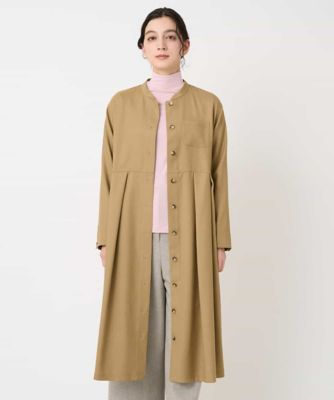 ＜GIANNI LO GIUDICE(Women/小さいサイズ)＞ウール混デニム前開きワンピース