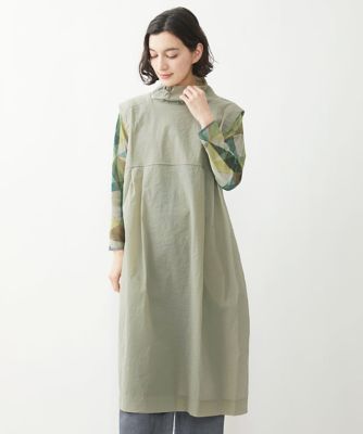 ＜GIANNI LO GIUDICE(Women/小さいサイズ)＞［日本製］クレイペーパーナイロンレイヤードワンピース
