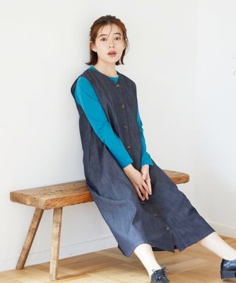 セットアップ対応］デニムライクジャンパースカート | GIANNI LO