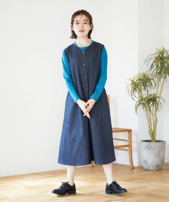 セットアップ対応］デニムライクジャンパースカート | GIANNI LO