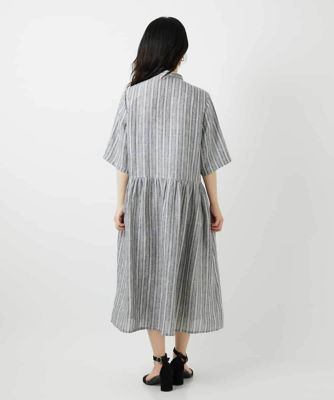 リネンストライプワンピース | GIANNI LO GIUDICE(Women/小さいサイズ