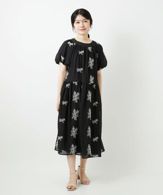 楊柳フラワー刺しゅうワンピース | GIANNI LO GIUDICE(Women/小さい