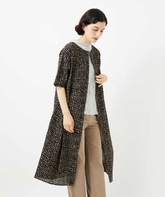 日本製］ミラクルウェーブブロックプリントワンピース | GIANNI LO