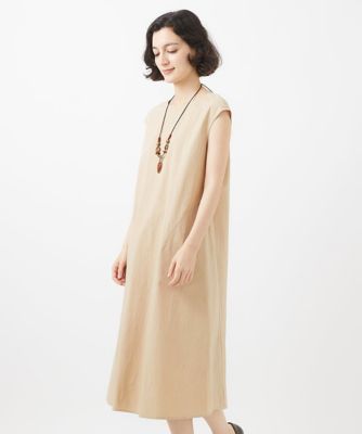 【伊藤】ジャスグリッティー コットンティアードワンピース ストライプ web限定】先染めストライプカディコットンティアードワンピース