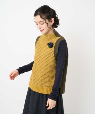 ＜GIANNI LO GIUDICE(Women/小さいサイズ)＞ＭＥＥＴニットベスト