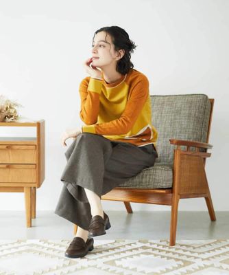 バイカラーポケットデザインニット | GIANNI LO GIUDICE(Women/小さい