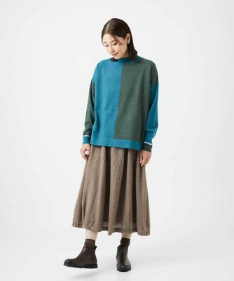 バイカラーニット | GIANNI LO GIUDICE(Women/小さいサイズ)/ジャンニ