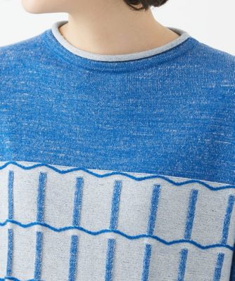 ウェーブポールウール混ニットプルーバー | GIANNI LO GIUDICE(Women