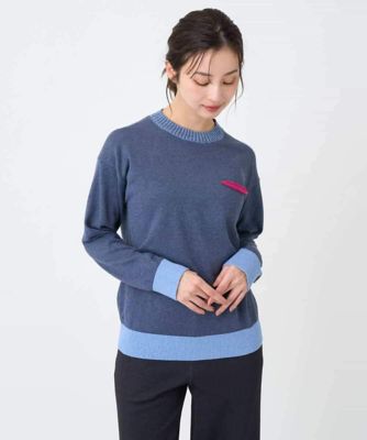 配色デザインポケットニット | GIANNI LO GIUDICE(Women/小さいサイズ